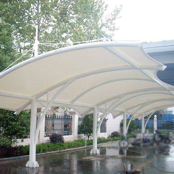 Anti Ultraviolet  Tensile Membrane Structure Fabric Membrane Structures