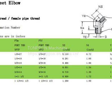 45° street elbow 5503