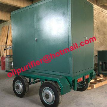 Locomotive Insulated Oil Filtration Machine, Fully-enclosed Insulating Oil Purifier With 4 Tyres photo-2
