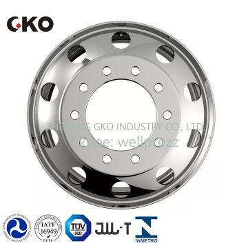DOT/SMITHpolish and Machine Forged Aluminum Truck Wheel 22.5x8.25/9.00/11.75/17.5x6.00/6.75/19.5x6.75Made in China photo-3