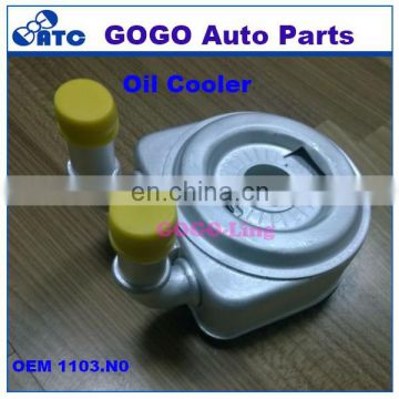 GOGO Engine Oil Cooler FOR PEUGEOT 206 306 307 406 407 OEM 1103.N0 , 1103.J2 , 1103N0 , 1103J2