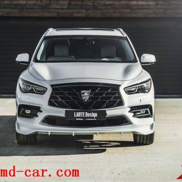 Карбоновый фанерный тюнинг-кит Larte design для Infiniti QX60: губа бампера