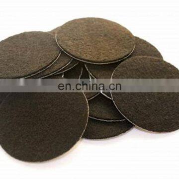 high quality furniture feet protective non-slipfeltself-adhesive backingpads brown color 25 mm