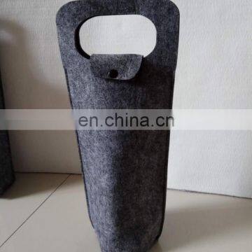 Wholesale Customized felt red wine totes bag