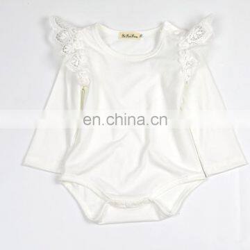 2019 New Black White Striped Rompers Infant Toddler Flutter Sleeve Romper Baby Unique Bodysuits photo-4
