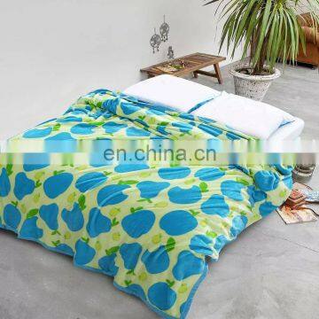 wholesale new design low price 100% polyester flannel fleece blanket