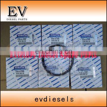For Komatsu PC300 PC400 Excavator 6D125 S6D125 SAA6D125E Piston Ring Set 6150-32-2030 photo-2