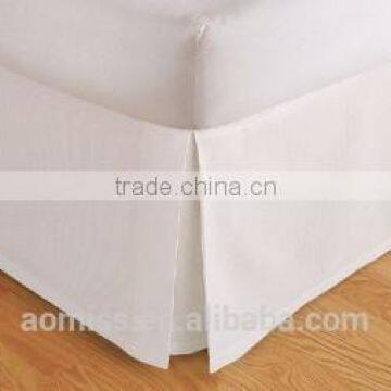 Luxury 5 Star Decorative 100% Polyster Hotel Bed Skirt Queen Bed Skirt photo-2