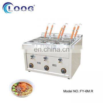 Fast Heating Tabletop Noodle Cooking Warmer Gas Typle Pasta Boiler Machine For Sale photo-2
