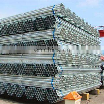 75um zinc  thickness Hot dipped galvanized steel pipes from Tianjin factory