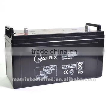 Telecom System rechargeable 12 volt battery 100ah