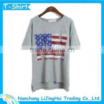 2015 newest design factory price t-shirt cotton fabric