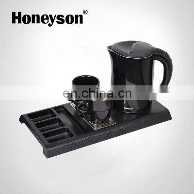 Honeyson топ-отель автоматический электрический чайник чайный поддон черного цвета