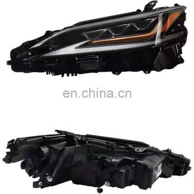 Upgrade to 3 Lens Matrix LED Headlamp Headlight With Dynamic for LEXUS ES ES200 ES260 ES300 Head Lamp Head Light 2018-2021 photo-3