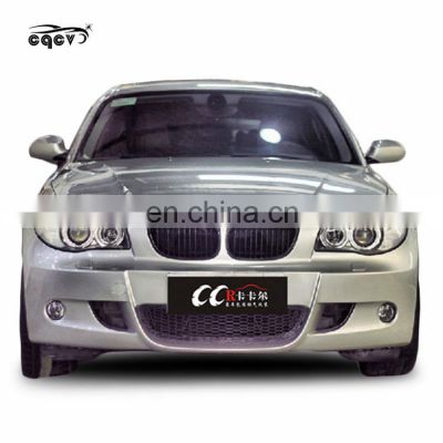 Plastic material mt style body kit for BMW 1 series E87 front bumper rear bumper and side skirts for BMW E87