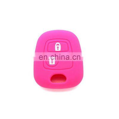 1Pc Silicone Key Case Cover For Peugeot 206 307 207 408 Black Blue Key Case Protector Protection Car Accessories photo-5