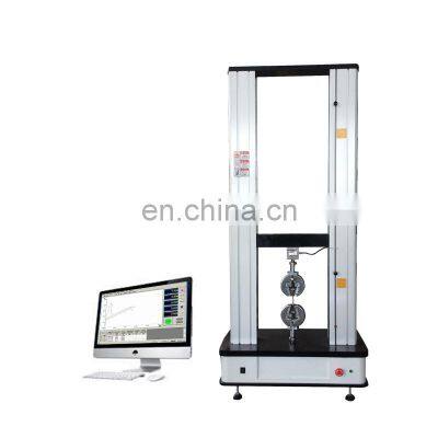 PE extensometer tensile tester with pneumatic grips for plastics