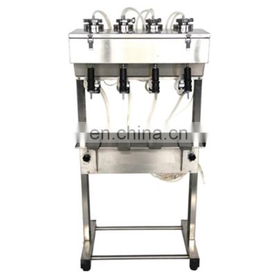 Perfume Filling Machine Penumatic Liquid Filling Machine Vacuum Liquid Filler Four Head