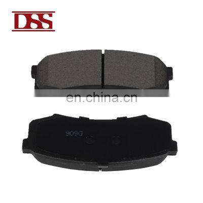 D606 / 04466-600 China Auto Parts Manufacturers Wholesale Brake Pads Ceramic Price Brake Pad Auto Spare Parts Front Brake Pads
