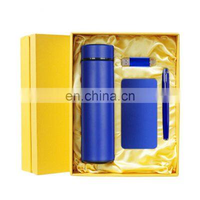 Four Set Pen Usb, Vacuum Cup Power Bank Gift Set Business Gift Set For Man/ photo-2