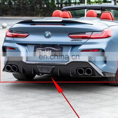 High quality dry carbon fiber rear bumper rear lip diffuser sports rear lip for BMW 8 Series G14 G15 840I 850I