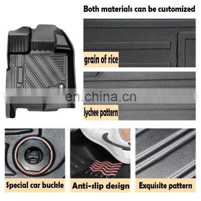 TPE Car Mats Suitable for Ford Raptor F150 15-22 F150 Rubber Special Mats Waterproof and Wear-resistant Mats