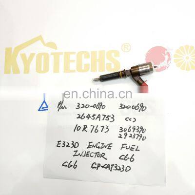Excavator Parts 320-0670 10R-7670 Engine Injector C6.6 E320D E320D2 E320E E321D2 photo-4