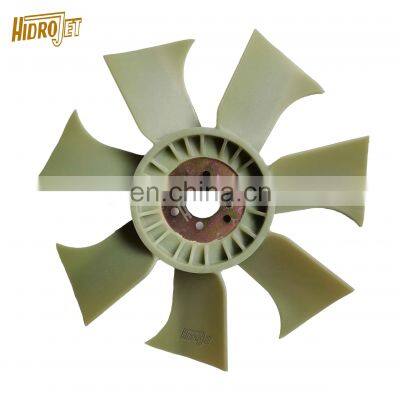 HIDROJET excavator engine cooling fan 6D102 7 blades 8 holes nylon fan 600-623-8480 for 6D95