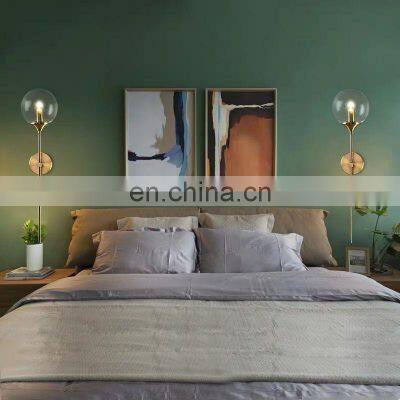 Modern Simple Indoor Hotel Room Bedroom Bathroom Mounted LED Wall Lamp Light For Decoration photo-2