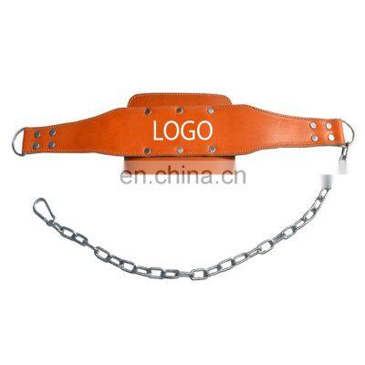 Wholesale High Quality Gym Cowhide Weightlifting Dipping Belts photo-3