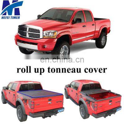 Top Quality Cheap Full Box Truck Pickup Bed Soft Roll Up Tonneau Cover for Toyota Tacoma Tundra Hilux Compact Auto Accessaries photo-2
