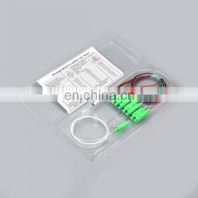 Оптовая продажа GPON 1x2 1x128 1*9 1*2 1*4 оптических волоконных PLC-сплиттеров типа стальной трубки с 0,9 мм пigtail и разъемом, голый PLC-сплиттер photo-3