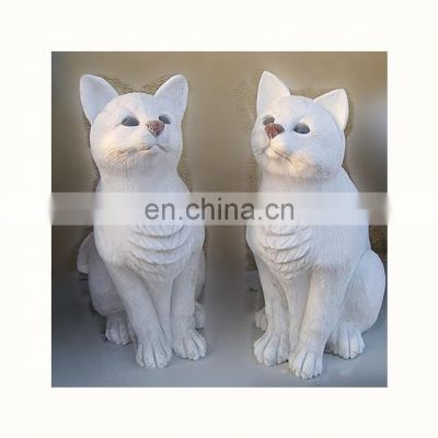 The best white marble garden status , animal garden decoration status