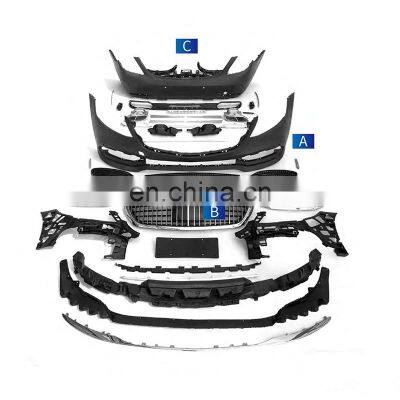 PP Front/Rear Bumper Front Grill Refit Part Car Assembly For Mercedes Benz 2014-2020/2018-2020