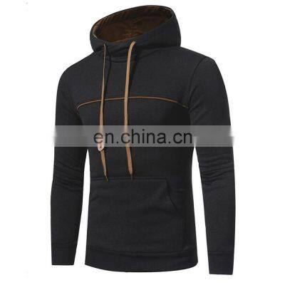 OEM High Quality Oversize Plain Sweatshirt Wholesale 100% Cotton Custom Embroidery Blank Unisex Hoodie for Men photo-3