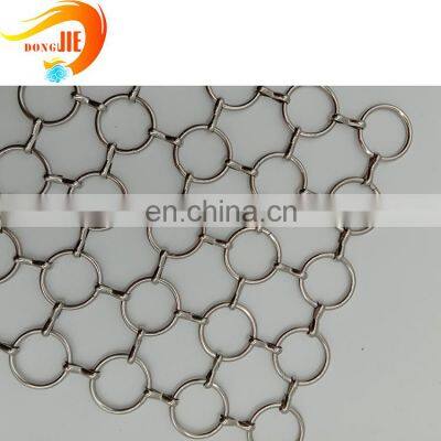 Stainless Steel Decorative Metal Chain Braid Ring Mesh