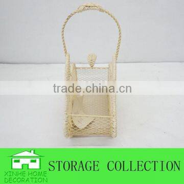 Handmade Decorative Rabbit Easter Paper Basket photo-4