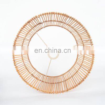 Hot Design Rattan Lamp Shade Hanging Pendant Light Wicker Woven Lamp Light Shade Best Wholesale photo-4
