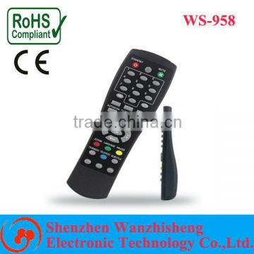 learning or universal remote control for TV with Jumbo keys and case for EU,UK, South Africal