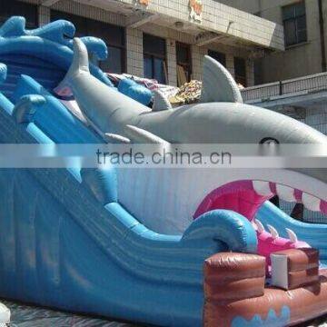 2015 Newest 30 Meter Long PVC Tarpualin Inflatable Slider City for Summer photo-5