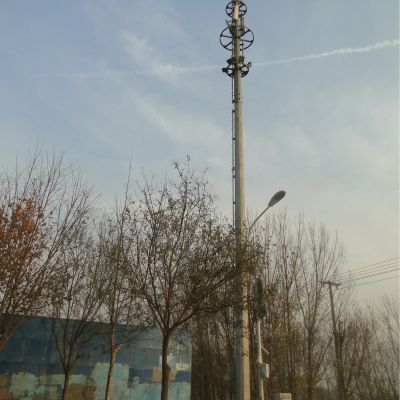 220kv High Voltage Power, Transmission Line, Steel Pipe Tower, Electric Pole, Single Pole Tower