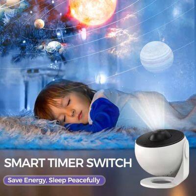 Portable Realistic Planetarium Projector 4K HD 12 in 1 Films Starry Sky Space Projector Night Lamp For Bedroom Decor photo-5