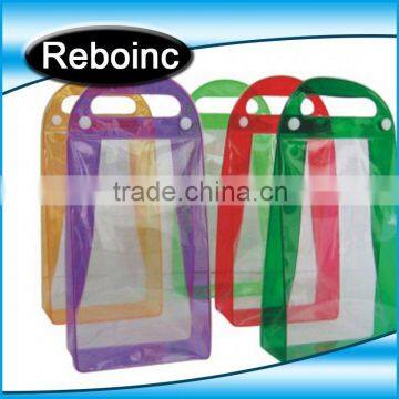 clear pvc plastic snap button display bags