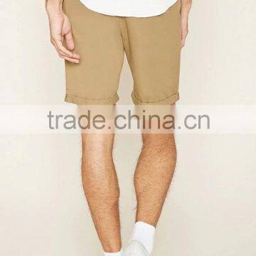 High Quality Men Khaki Chino Shorts Fitness Shorts photo-4