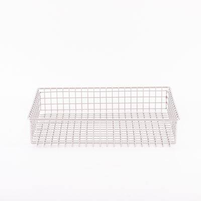 High Performance 304 Stainless Steel Woven Wire Mesh Basket For Storage