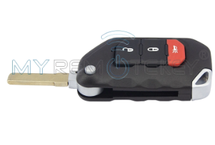 FCC OHT1130261 Keyless / Proximity Smart Flip Key 3 Button 433mhz 4A Chip for 2018-2021 Jeep Wrangler Gladiator P/N 68416782AA photo-4
