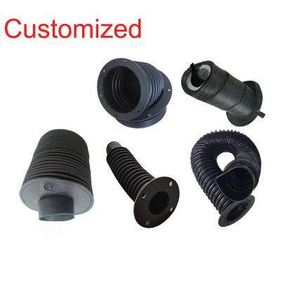Customized Circular Round Dust-Proof Bellows Cover for CNC Machine