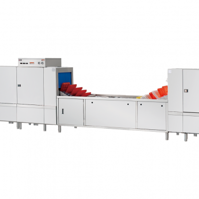 Automatic Restaurant Dishwasher Conveyor Belt Long Dragon Style Dishwasher photo-2