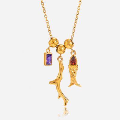 HonHo Custom Stainless Steel Necklace Quick Sampling & 18K Gold PVD Options