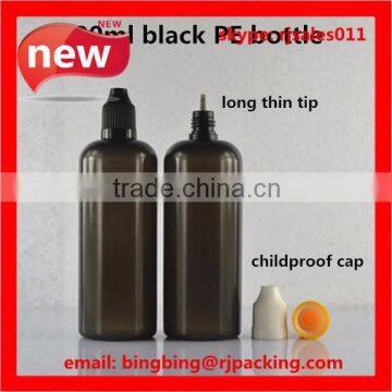 Hot sale New design vape bottles 120 ml ldpe child resistant bottles 120ml plastic dropper bottle